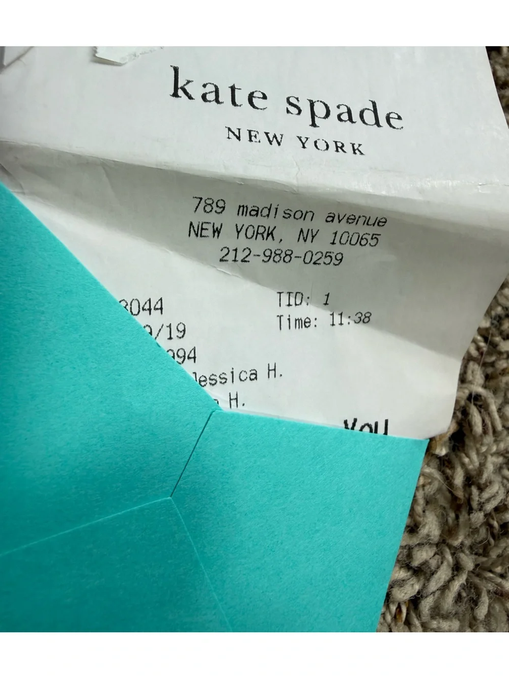 kate spade / pastel purple and light blue luggage tag set (NWT)- authentic